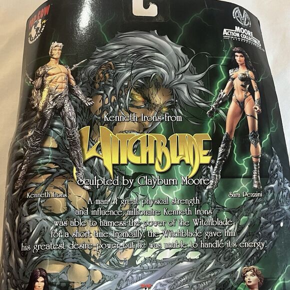 Kenneth Irons Golden Neogenesis Gold Variant Action Figure from Witchblade 1998 - Picture 6 of 9